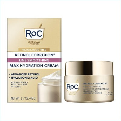 RoC Retinol Correxion Line Smoothing Max Hydration Cream 1.7oz - Missing Box by This is Beauty US