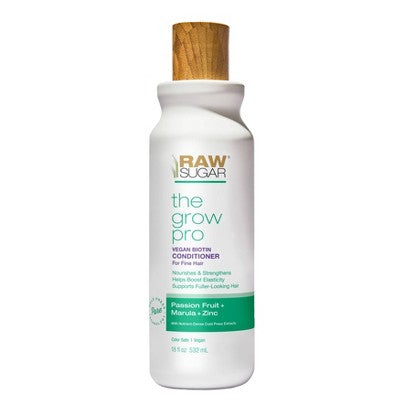 Raw Sugar Grow Pro Vegan Biotin Conditioner 18 fl oz - Imperfect Container by This is Beauty US