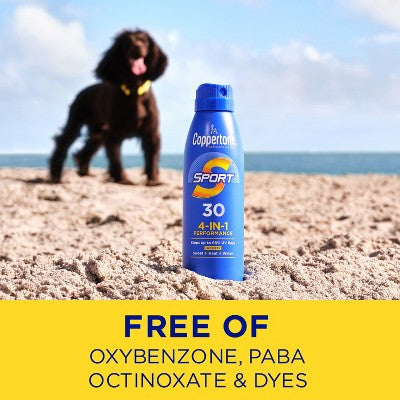 Coppertone Sport Sunscreen Spray SPF 30 Twin Pack 11oz - Imperfect Box by This is Beauty US