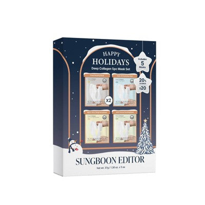 SUNGBOON EDITOR Deep Collagen Overnight Mask Gift Set 5ct - Missing Box by This is Beauty US