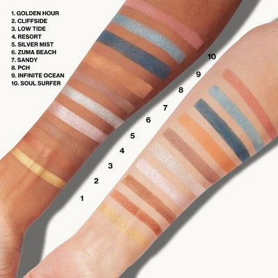 Pacifica Malibu Eye Shadows Palette 0.2oz - New by This is Beauty US