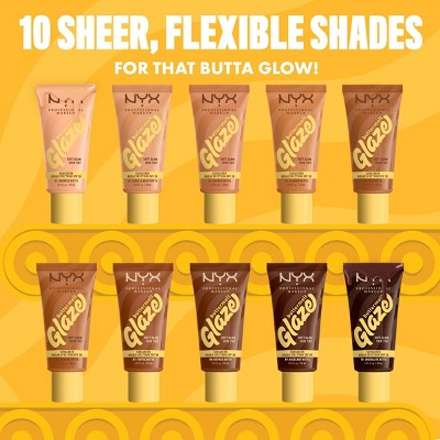 NYX Professional Makeup Buttermelt Glaze Skin Tint with SPF 30 Cashew Butta 1.01 fl oz - Imperfect Container by This is Beauty US