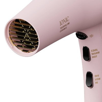 Andis Soft Touch Pro Dry Tourmaline Ionic Dryer Pink 1875 Watts - Imperfect Box by This is Beauty US
