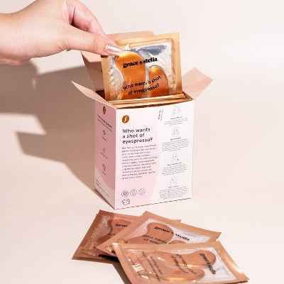 Grace &amp; Stella Revitalizing Under Eye Masks Bronze 24ct - New