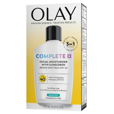 Olay Complete Plus Face Lotion with Sunscreen SPF 40 6 fl oz - Imperfect Box by This is Beauty US