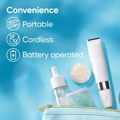 Venus for Pubic Hair &amp; Skin Gentle Trimmer + 1 Attachment Comb 2pk - Imperfect Box