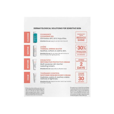 Avene Dermatologist Recommended Sensitive Skin Starter Kit 4ct - Imperfect Box by This is Beauty US