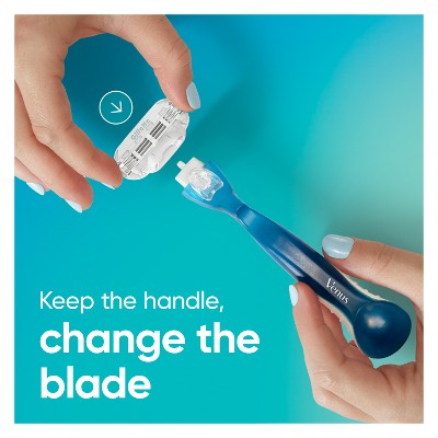 Venus Smooth Value Pack Razor Handle + 6 Blade Refills - Missing Box by This is Beauty US