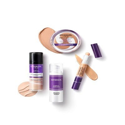 COVERGIRL + Olay Simply Ageless 3-in-1 Liquid Foundation with Hyaluronic Complex + Vitamin C 220 Creamy Natural 1 fl oz - Imperfect Container by This is Beauty US