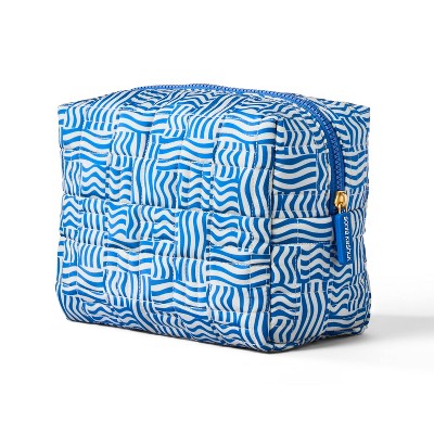 Sonia Kashuk Loaf Travel Makeup Bag Blue Wave - New by This is Beauty US