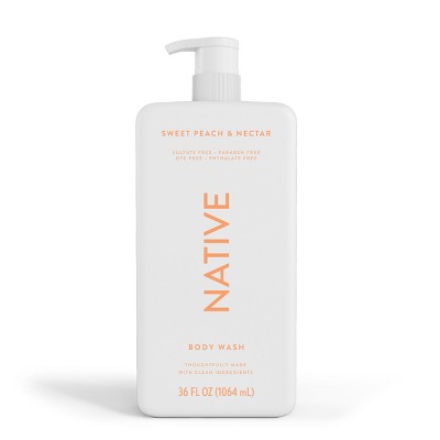 Native Body Wash for Women &amp; Men Sweet Peach &amp; Nectar 36 fl oz - New by This is Beauty US