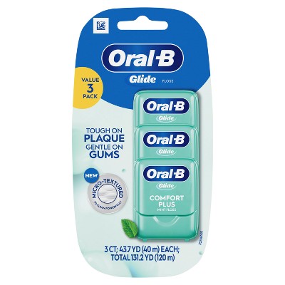 Oral-B Glide Pro-Health Comfort Plus Dental Floss Extra Soft 3pk - Imperfect Box by This is Beauty US