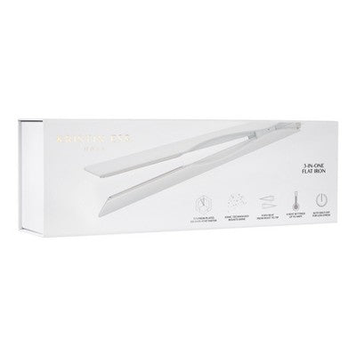 Kristin Ess Titanium Flat Iron Hair Straightener and Curler Dual Voltage 1.25" - Imperfect Box by This is Beauty US