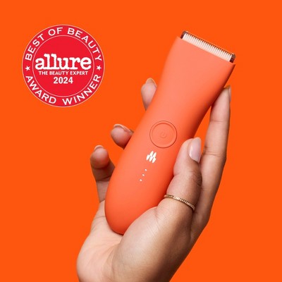 Meridian Trimmer Premium Pubic; Body Hair Trimmer for Men &amp; Women Below-the-Belt Groomer, Ball Trimmer, Bikini Trimmer, Bonus Pouch Blaze - New by This is Beauty US