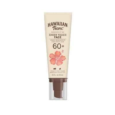 Hawaiian Tropic Sheer Touch Face Lotion Sunscreen SPF 60+ 2.5 fl oz - Missing Lid
