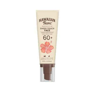 Hawaiian Tropic Sheer Touch Face Lotion Sunscreen SPF 60+ 2.5 fl oz - Missing Lid