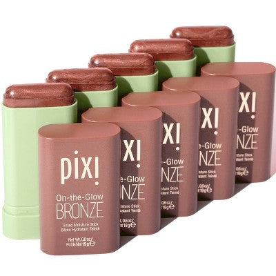 Pixi On The Glow Bronze Tinted Moisturizer Stick Bronzer Beach Glow 0.6oz - Imperfect Box by This is Beauty US
