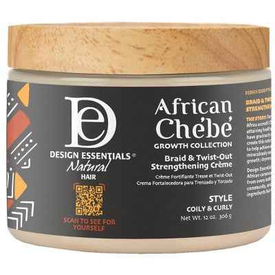 Design Essentials Chebe Braid &amp; Twist-Out Styling Hair Pomade Creme 12oz - New