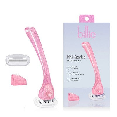 Billie Handle with Magnetic Holder Women 5 Blade Refills Reusable Razor - New by This is Beauty US