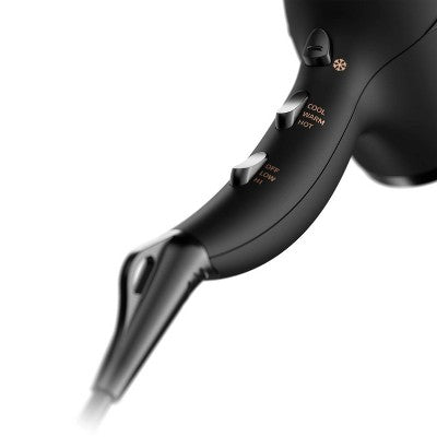 Andis Pro Dry Soft Grip Tourmaline Ionic Ceramic 1875W Hair Dryer - Black by This is Beauty US