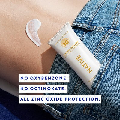 Native Mineral Sunscreen Coconut &amp; Pineapple SPF 30 5 fl oz - Imperfect Container