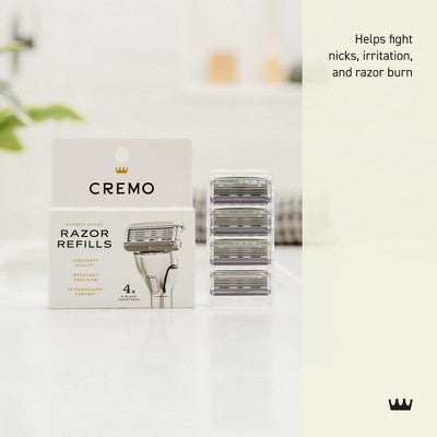 Cremo Barber Grade Razor Refills 4ct - Imperfect Box by This is Beauty US