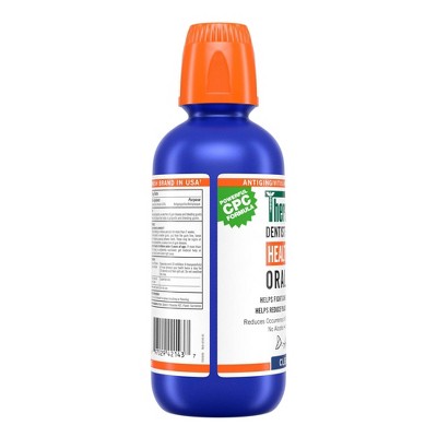TheraBreath Healthy Gums Mouthwash Antigingivitis Clean Mint 16 fl oz - Imperfect Container by This is Beauty US
