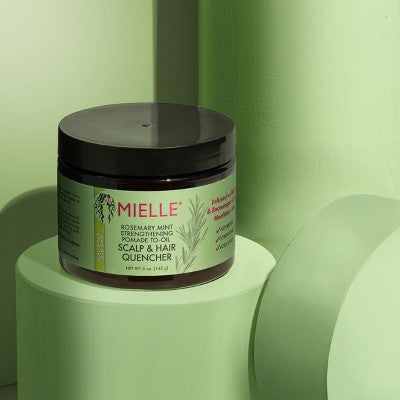 Mielle Organics Rosemary Mint Hair Pomade to Oil Hair &amp; Scalp Quencher 5oz - Imperfect Container by This is Beauty US