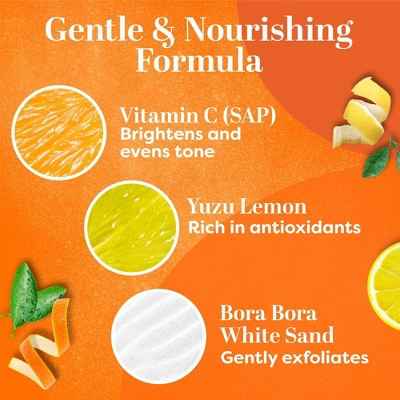 TruSkin Vitamin C Brightening Gentle Face Scrub 4oz - New