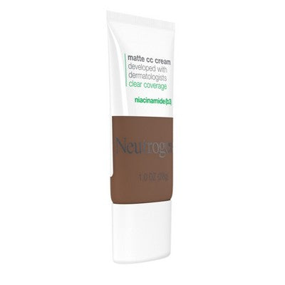Neutrogena Clear Coverage Flawless Matte Color Correcting Cream, Full-Coverage 9.5 Truffle - New by This is Beauty US