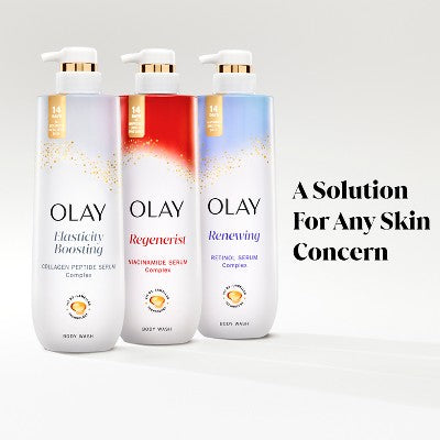 Olay Cleansing Firming Body Wash with Vitamin B3 and Collagen Scented 26 fl oz - Imperfect Container by This is Beauty US