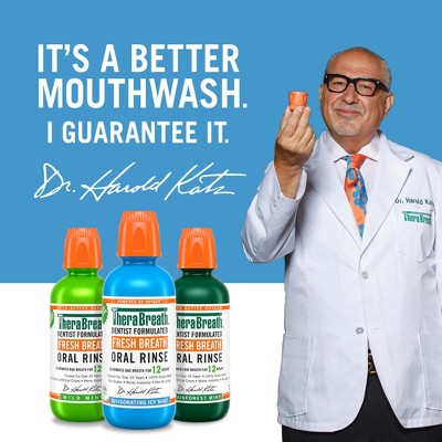 TheraBreath Fresh Breath Mouthwash Alcohol-Free Icy Mint 33.8 fl oz - New by This is Beauty US
