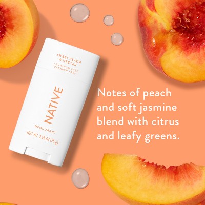 Native Solid Deodorant Sweet Peach &amp; Nectar 2.65oz - Imperfect Container by This is Beauty US