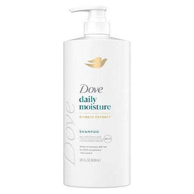 Dove Beauty Daily Moisture Hair Shampoo with Hyaluronic Serum &amp; Bio-Protein Care 28 fl oz - Imperfect Container by This is Beauty US