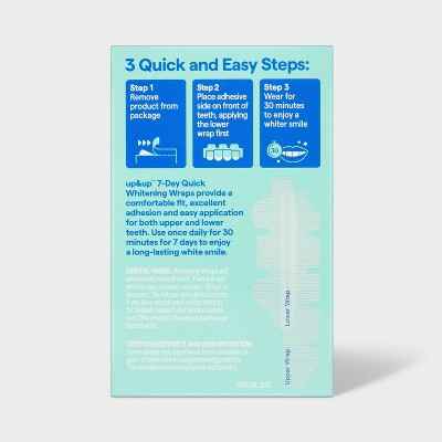 7-Day Quick Whitening Wraps Up&amp;Up - Imperfect Box