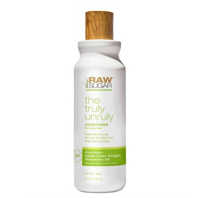 Raw Sugar The Truly Unruly Conditioner Avocado + Apple Cider Vinegar + Rosemary Oil 18 fl oz - New by This is Beauty US