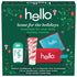 hello Holiday Home for the Holidays Toothpaste and Deodorant Travel Toiletry Bag Kit 5pc - New by This is Beauty US