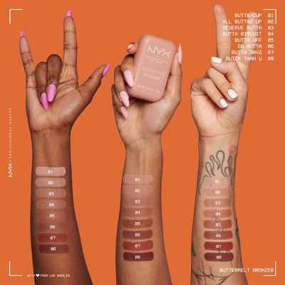 NYX Professional Makeup Buttermelt Bronzer 06 Do Butta (Deep Golden) 0.17oz - New