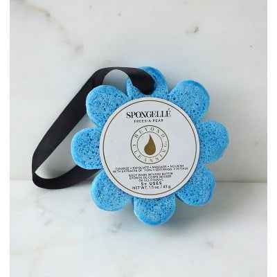 Spongelle Daisy Flower Collection Bath Sponges - Freesia Pear