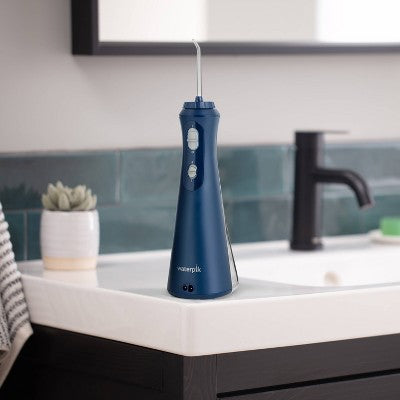 Waterpik Cordless Plus Rechargeable Water Flosser Blue - Imperfect Box by This is Beauty US