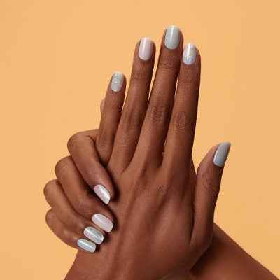 Dashing Diva Glaze Semi-Cured Gel Nail Polish Strips Emerald Marble 32ct - New