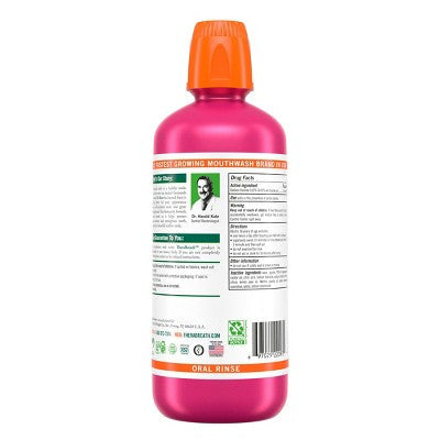 TheraBreath Anticavity Fluoride Mouthwash Sparkle Mint 33.8 fl oz - New by This is Beauty US
