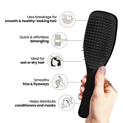 Tangle Teezer Ultimate Detangler Hair Brush Black - Imperfect Box by This is Beauty US
