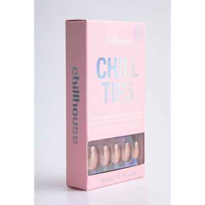 Chillhouse Chill Tips Press-On Fake Nails - Raise a Glass 24ct - New