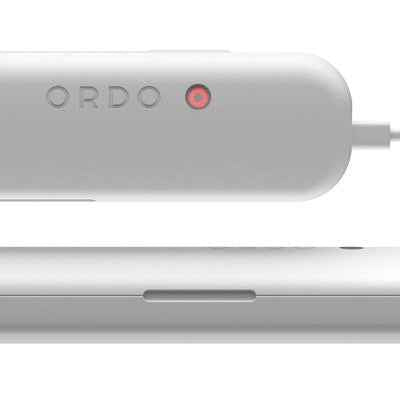 ORDO Sonic+ Charging Travel Case White - Imperfect Box