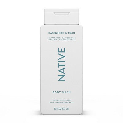 Native Body Wash Cashmere &amp; Rain Sulfate Free 18 fl oz - Imperfect Container by This is Beauty US