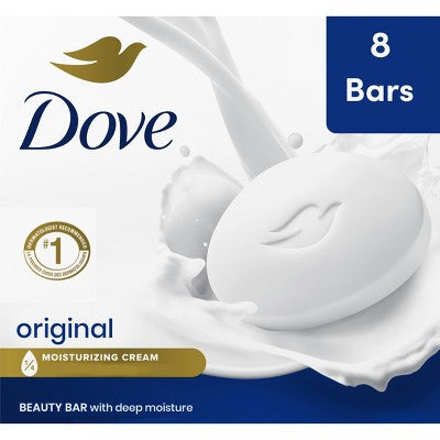 Dove Beauty White Moisturizing Beauty Bar Soap 8pk 3.75oz each - Imperfect Box by This is Beauty US