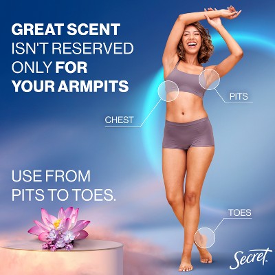 Secret Whole Body Deodorant Spray Lilac &amp; Waterlily Aluminum-Free 3.5oz - New by This is Beauty US