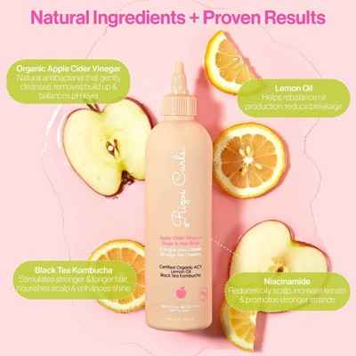 Rizos Curls Apple Cider Vinegar Scalp &amp; Hair Rinse 10 fl oz - New