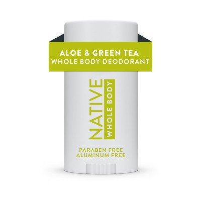 Native Sensitive Solid Deodorant for Women &amp; Men Aloe &amp; Green Tea Aluminum &amp; Baking Soda Free 2.65oz - Imperfect Container by This is Beauty US